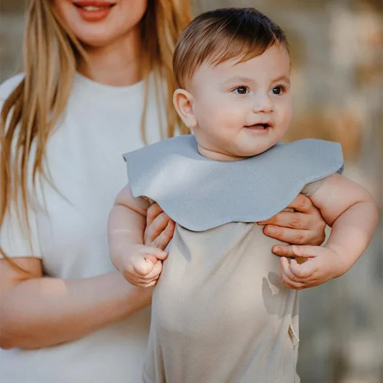 Benzdeer Petal Shape Bib Infants Saliva Towel, Bike