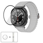 Marine Loop Nylon Watch Band with 3D Curved Film, For Samsung Galaxy Watch Ultra 2025, For Samsung Galaxy Watch Ultra 47mm