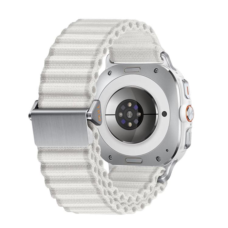 Marine Loop Nylon Watch Band with 3D Curved Film, For Samsung Galaxy Watch Ultra 2025, For Samsung Galaxy Watch Ultra 47mm