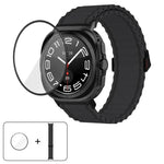 Marine Loop Nylon Watch Band with 3D Curved Film, For Samsung Galaxy Watch Ultra 2025, For Samsung Galaxy Watch Ultra 47mm