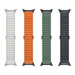Marine Loop Nylon Watch Band with 3D Curved Film, For Samsung Galaxy Watch Ultra 2025, For Samsung Galaxy Watch Ultra 47mm