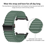Marine Loop Nylon Watch Band with 3D Curved Film, For Samsung Galaxy Watch Ultra 2025, For Samsung Galaxy Watch Ultra 47mm