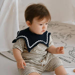 Benzdeer Baby Bib Infants Saliva Towel, Brown Striped Square Collar, Brown Striped Flower Shape, Beige Hexagon, Beige Square Collar, Chocolate Hexagon, Dark Blue Hexagon, Small Squares Hexagon, Apricot Plaid Flower Shape, Apricot Striped Square Collar ...