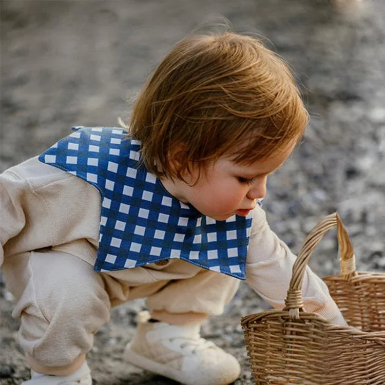 Benzdeer Baby Bib Infants Saliva Towel, Brown Striped Square Collar, Brown Striped Flower Shape, Beige Hexagon, Beige Square Collar, Chocolate Hexagon, Dark Blue Hexagon, Small Squares Hexagon, Apricot Plaid Flower Shape, Apricot Striped Square Collar ...