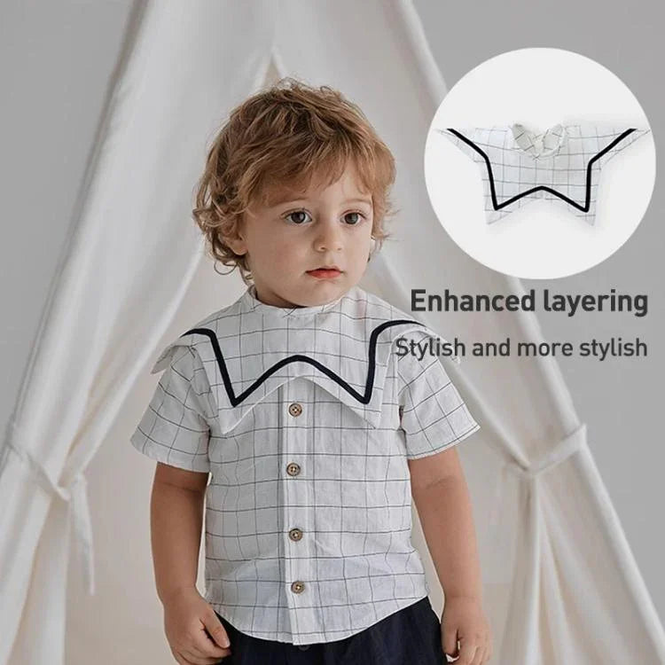 Benzdeer Baby Bib Infants Saliva Towel, Brown Striped Square Collar, Brown Striped Flower Shape, Beige Hexagon, Beige Square Collar, Chocolate Hexagon, Dark Blue Hexagon, Small Squares Hexagon, Apricot Plaid Flower Shape, Apricot Striped Square Collar ...