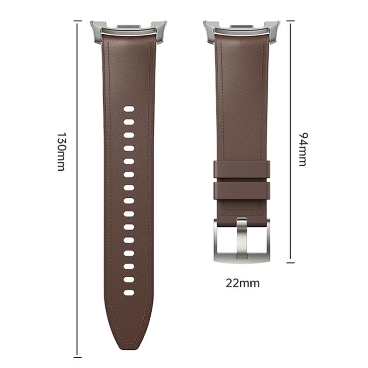 Silicone Leather Skin Watch Band with 3D Curved Film, For Samsung Galaxy Watch8 Classic 46mm, For Samsung Galaxy Watch8 44mm, For Samsung Galaxy Watch8 40mm