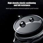 سوار ساعة سيليكون بتطريز متموج مع فيلم منحني ثلاثي الأبعاد، لساعات Samsung Galaxy Watch4 Classic 46mm، Samsung Galaxy Watch4 Classic 42mm، Samsung Galaxy Watch5 Active 40mm، Samsung Galaxy Watch5 Active 44mm