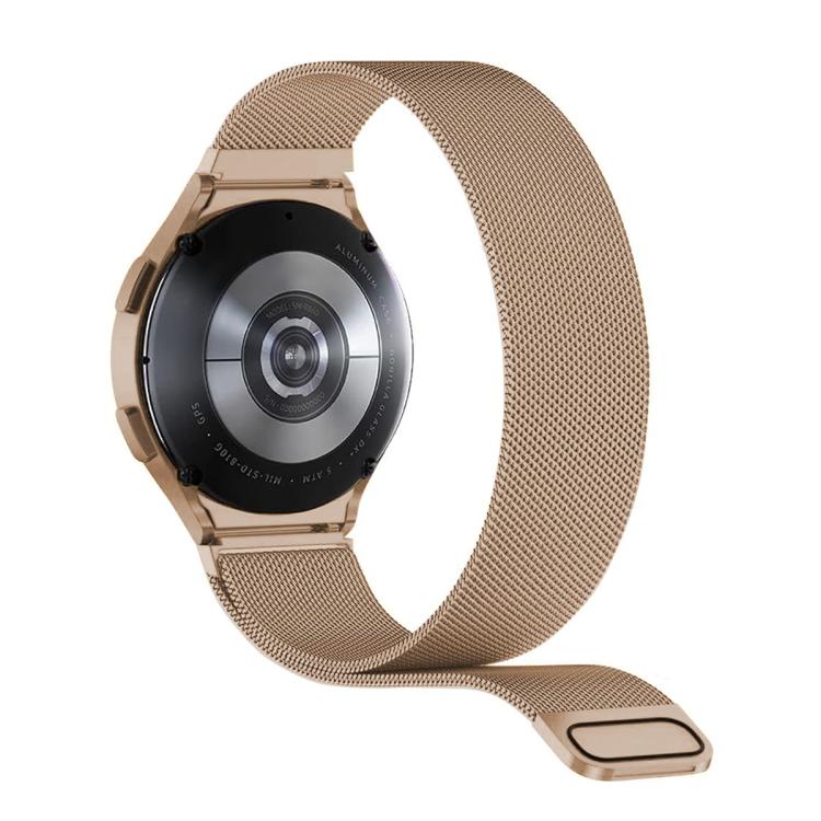 Milanese Magnetic Stainless Steel Watch Band with 3D Curved Film, For Samsung Galaxy Watch4 Classic 46mm, For Samsung Galaxy Watch4 Classic 42mm, For Samsung Galaxy Watch5 Active 40mm, For Samsung Galaxy Watch5 Active 44mm                              ...