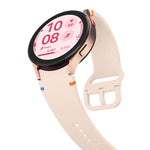 Plain Stitching Silicone Watch Band with 3D Curved Film, For Samsung Galaxy Watch6 44mm, For Samsung Galaxy Watch6 40mm, For Samsung Galaxy Watch6 Classic 43mm, For Samsung Galaxy Watch5 44mm