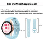 Plain Stitching Silicone Watch Band with 3D Curved Film, For Samsung Galaxy Watch4 Active 40mm, For Samsung Galaxy Watch4 Active 44mm