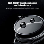 سوار ساعة سيليكون بتطريز عادي مع فيلم منحني ثلاثي الأبعاد، لساعات Samsung Galaxy Watch4 Classic 46mm، Samsung Galaxy Watch4 Classic 42mm، Samsung Galaxy Watch5 Active 40mm، Samsung Galaxy Watch5 Active 44mm