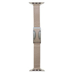 Magnetic Buckle 14mm Plain Genuine Leather Watch Band, For Apple Watch 46mm / 49mm / 45mm / 44mm, For Apple Watch 42mm / 41mm / 40mm / 38mm
