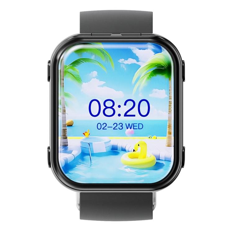 T1 TWS Headphones Smart Watch, 1.8 inch Square Screen, Support Bluetooth Call / Heart Rate