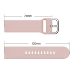 For Fitbit Versa 2 / Versa / Versa Lite xDfind Reverse Buckle Solid Color Silicone Watch Band, S, L