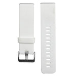For Fitbit Blaze xDfind Steel Buckle Diagonal Texture Solid Color Silicone Watch Band, S, L
