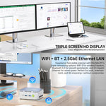 GMKtec NucBox G10 Mini PC, AMD Ryzen 5 3500U, Windows 11 Pro, WiFi, BT, HDTV, DisplayPort, 16GB RAM + 512GB SSD, 16GB RAM + 1TB SSD