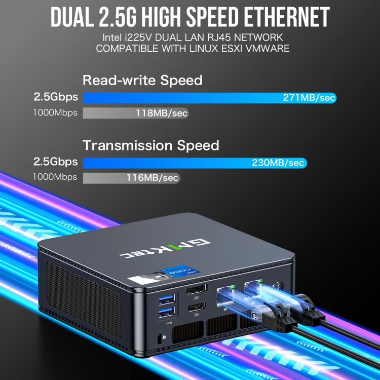 GMKtec NucBox K7 PLUS Mini PC, 13th Gen Intel Core i7 13620H, Windows 11 Pro, WiFi, BT, HDTV, DisplayPort, 16GB RAM + 512GB SSD, 32GB RAM + 1TB SSD