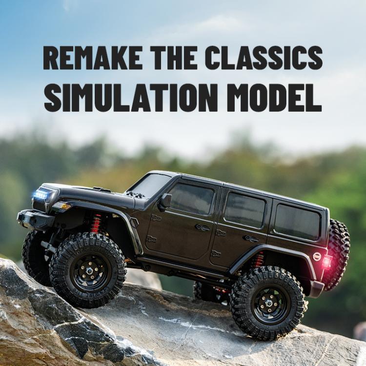 JJR/C C8801 Pro Black Warrior Edition Wrangler Simulation Climbing Remote Control Car