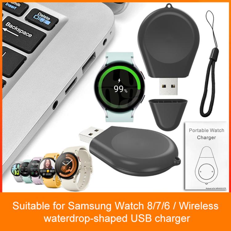 xDfind USB Interface Smart Watch Wireless Charger with Lanyard, For Samsung Galaxy Watch 8/7/6/5/4