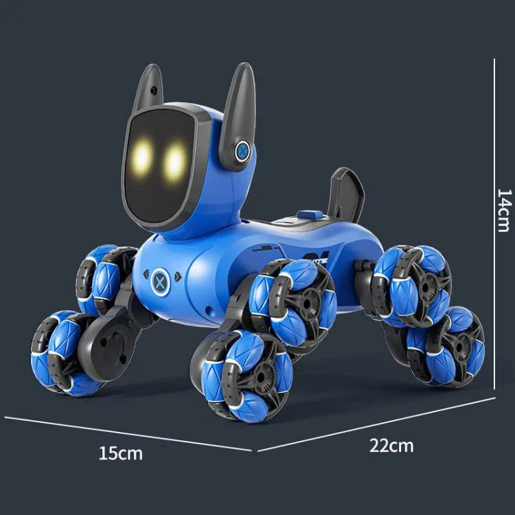 JJR/C Q200 Small Eight-wheeled Multi-function Remote Control Robot Dog with RC Watch