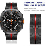 xDfind Butterfly Buckle Stainless Steel Watch Band, 22mm