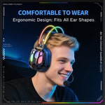 ONIKUMA X89 RGB Wired Earphone with Microphone, X89