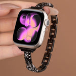 xDfind Thin Bracelet Diamond Metal Stainless Steel Watch Band, For Apple Watch 42 / 44 / 45 / 46 / 49mm, For Apple Watch 38 / 40 / 41 / S10 42mm