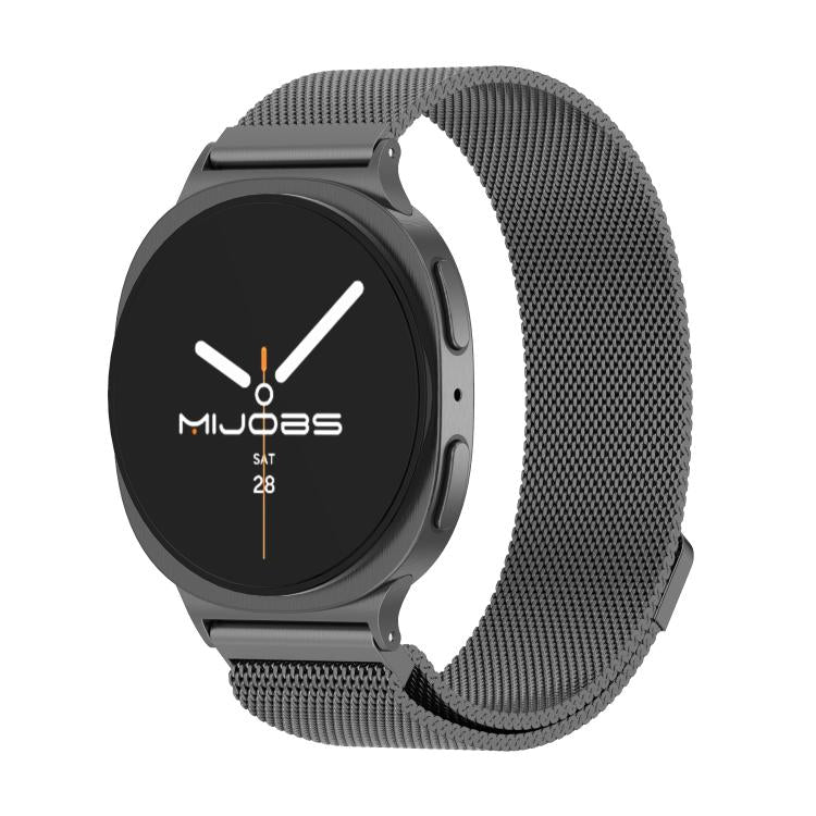 MIJOBS Milan Magnetic Metal Watch Band, For Samsung Galaxy Watch8 / Watch8 Classic