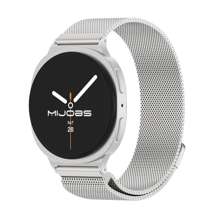 MIJOBS Milan Magnetic Metal Watch Band, For Samsung Galaxy Watch8 / Watch8 Classic