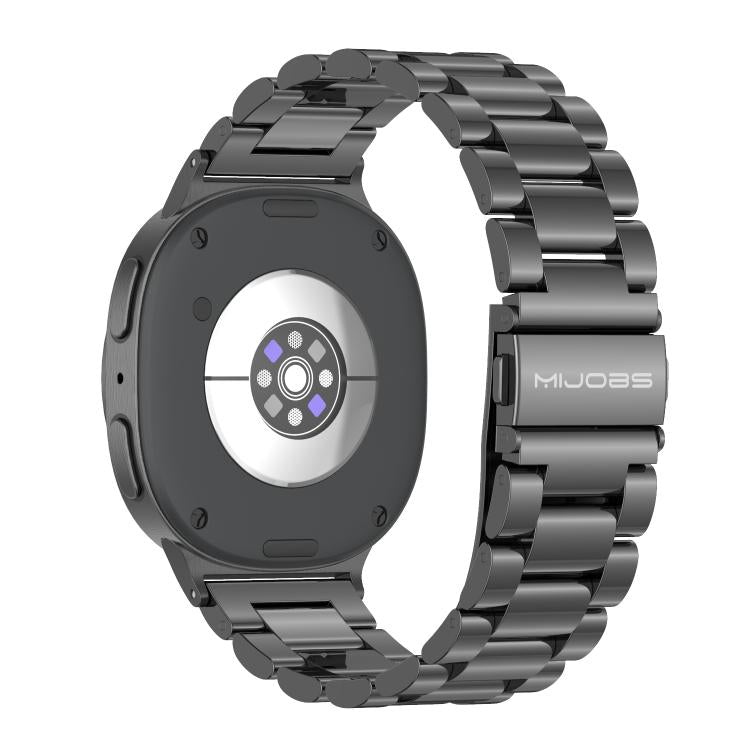 MIJOBS Three Beads Stainless Steel Watch Band, For Samsung Galaxy Watch8 / Watch8 Classic