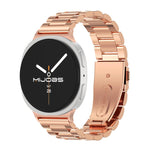 MIJOBS Three Beads Stainless Steel Watch Band, For Samsung Galaxy Watch8 / Watch8 Classic