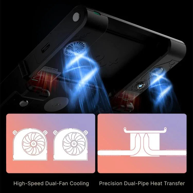 ONE-NETBOOK Sugar 1 Dual Screen Handheld Game Console, Android 14 Snapdragon G3 Gen3, 16GB+512GB