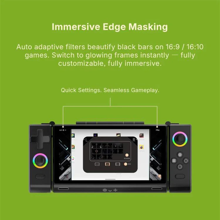 ONE-NETBOOK Sugar 1 Dual Screen Handheld Game Console, Android 14 Snapdragon G3 Gen3, 16GB+512GB