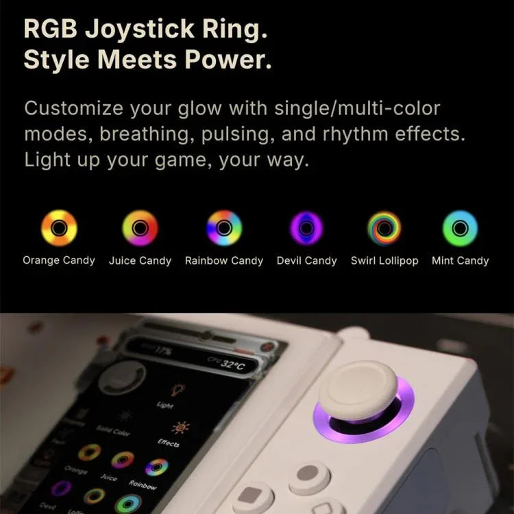 ONE-NETBOOK Sugar 1 Dual Screen Handheld Game Console, Android 14 Snapdragon G3 Gen3, 16GB+512GB