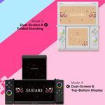 ONE-NETBOOK Sugar 1 Dual Screen Handheld Game Console, Android 14 Snapdragon G3 Gen3, 16GB+512GB