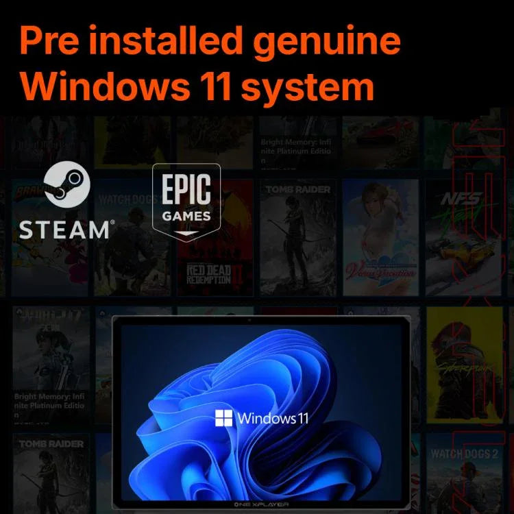 ONE-NETBOOK OneXPlayer X1 Air 10.95 inch Handheld Game Console, Windows 11 Intel Core Ultra 5 228V, 32GB+512GB, 32GB+1TB, 32GB+2TB