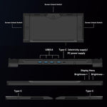 Arie 13 13.3 inch Expanded Display Triple Portable Monitor, US Plug, UK Plug, EU Plug