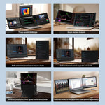 Arie 13 13.3 inch Expanded Display Triple Portable Monitor, US Plug, UK Plug, EU Plug