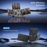 Arie 14 14 inch Expanded Display Triple Portable Monitor, US Plug, UK Plug, EU Plug