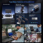 Arie 14 14 inch Expanded Display Triple Portable Monitor, US Plug, UK Plug, EU Plug