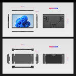 Leo 14 14 inch Expanded Display Dual Portable Monitor, US Plug, UK Plug, EU Plug