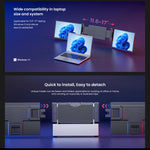 Leo 14 14 inch Expanded Display Dual Portable Monitor, US Plug, UK Plug, EU Plug