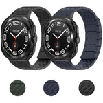 Carbon Fiber Magnetic Loop Watch Band, For Samsung Galaxy Watch Ultra 47mm / Ultra 2025, For Samsung Galaxy Watch8 / Watch8 Classic