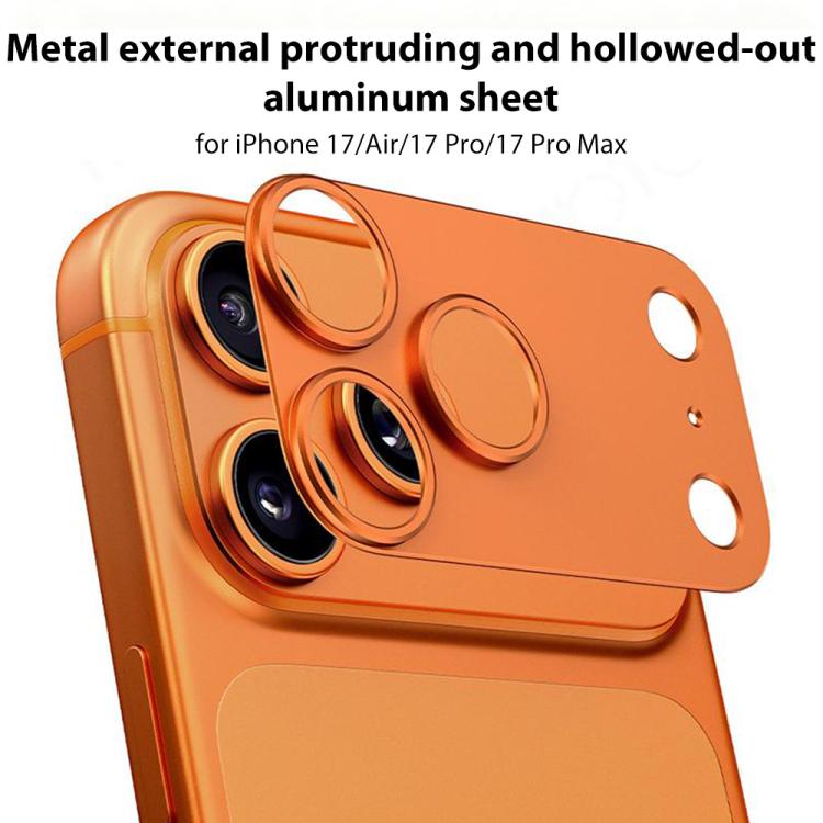 واقي عدسة كاميرا مجوف من سبيكة التيتانيوم من XDcase، لهاتف iPhone 17