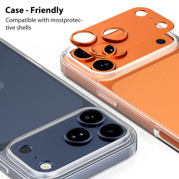 واقي عدسة كاميرا مجوف من سبيكة التيتانيوم من XDcase، لهاتف iPhone 17