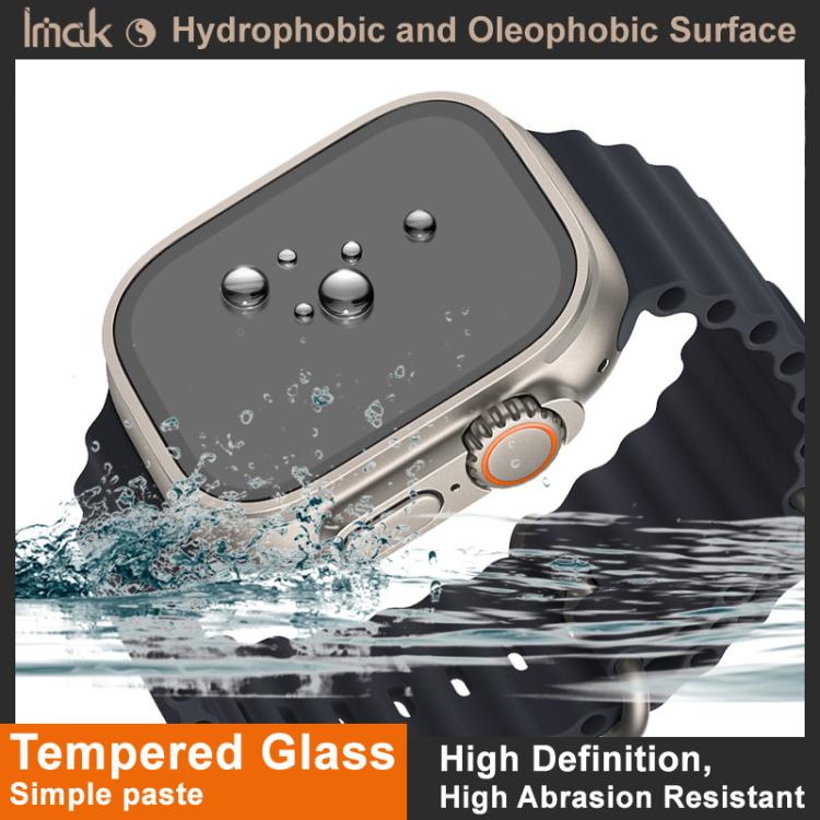IMAK Tempered Glass Watch Protective Film, For Apple Watch Ultra 1/2/3 49mm