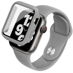 imak Integrated Case and Film with Silicone Strap, For Apple Watch SE 1/2/3/Series 4/5/6 44mm, For Apple Watch SE 1/2/3/Series 4/5/6 40mm