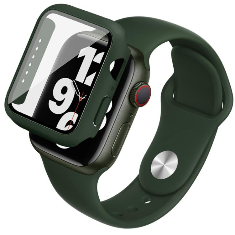 imak Integrated Case and Film with Silicone Strap, For Apple Watch SE 1/2/3/Series 4/5/6 44mm, For Apple Watch SE 1/2/3/Series 4/5/6 40mm