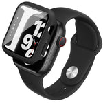 imak Integrated Case and Film with Silicone Strap, For Apple Watch SE 1/2/3/Series 4/5/6 44mm, For Apple Watch SE 1/2/3/Series 4/5/6 40mm