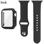 imak Integrated Case and Film with Silicone Strap, For Apple Watch SE 1/2/3/Series 4/5/6 44mm, For Apple Watch SE 1/2/3/Series 4/5/6 40mm